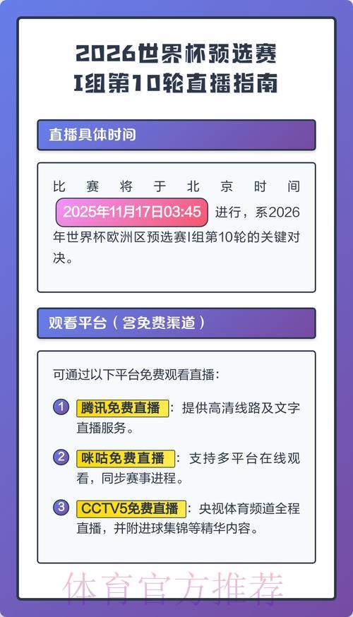 2026世界杯免费直播渠道全攻略:在哪里可以免费观看赛事直播? 2026世界杯免费直播渠道全攻略:在哪里可以免费观看赛事直播?